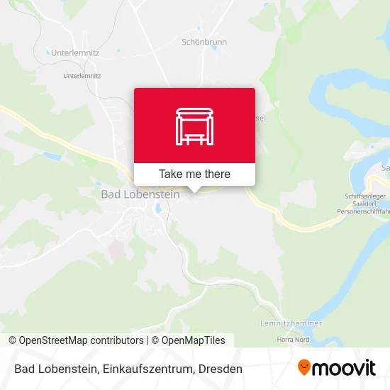 Карта Bad Lobenstein, Einkaufszentrum