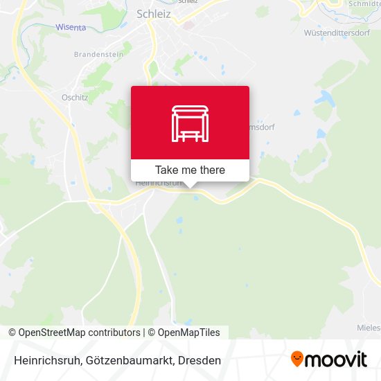 Карта Heinrichsruh, Götzenbaumarkt