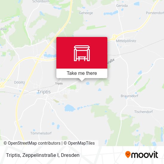 Карта Triptis, Zeppelinstraße I