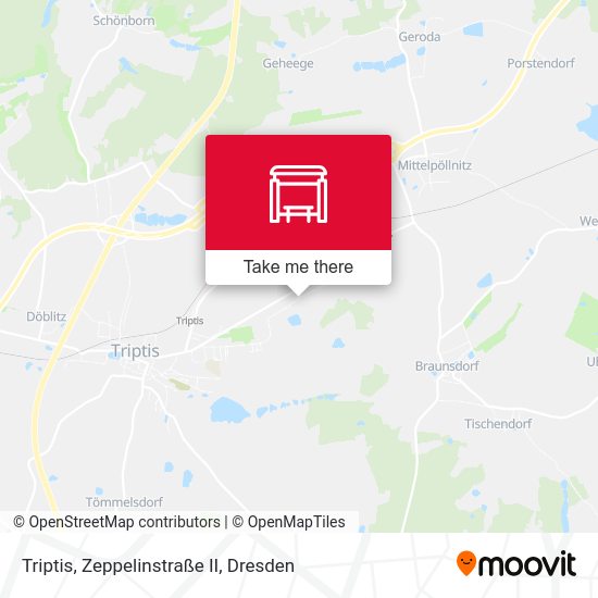 Карта Triptis, Zeppelinstraße II
