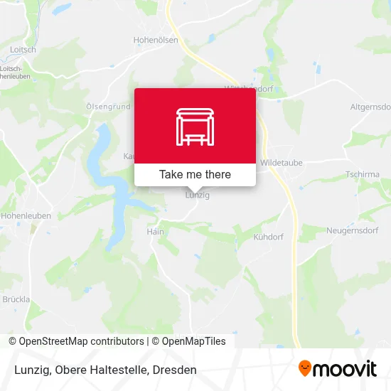 Lunzig, Obere Haltestelle map