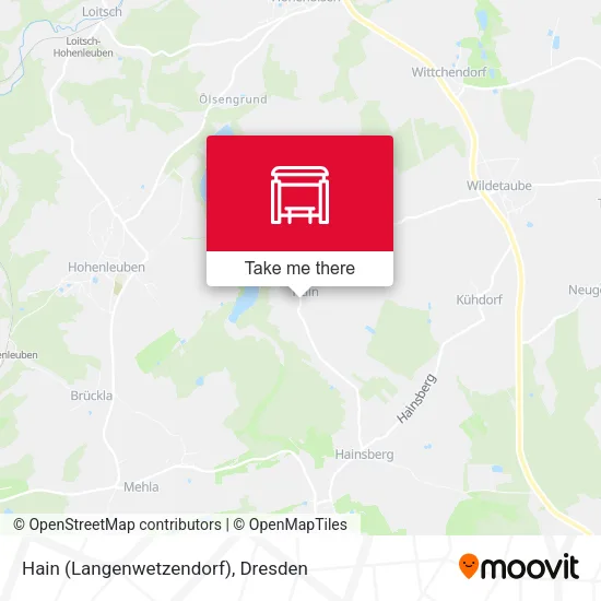 Карта Hain (Langenwetzendorf)