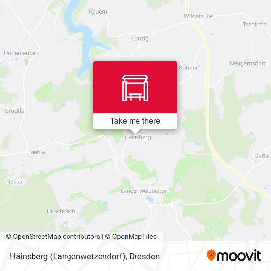 Карта Hainsberg (Langenwetzendorf)
