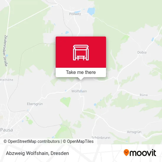 Карта Abzweig Wolfshain