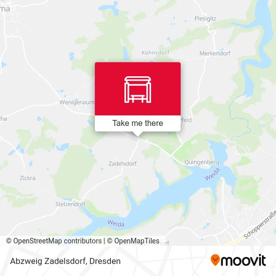 Карта Abzweig Zadelsdorf