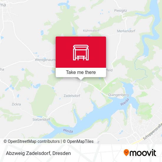 Карта Abzweig Zadelsdorf