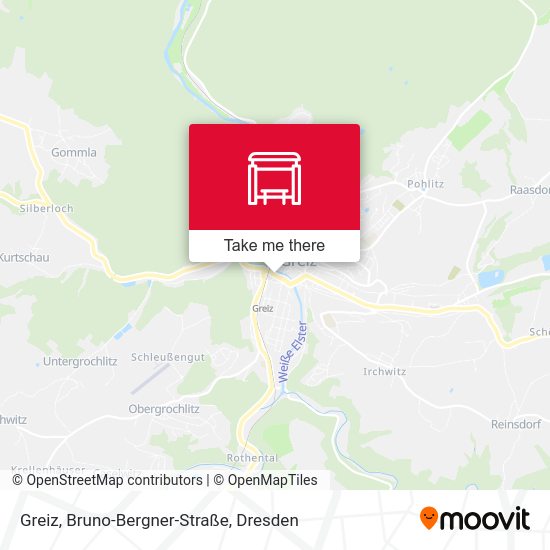 Карта Greiz, Bruno-Bergner-Straße