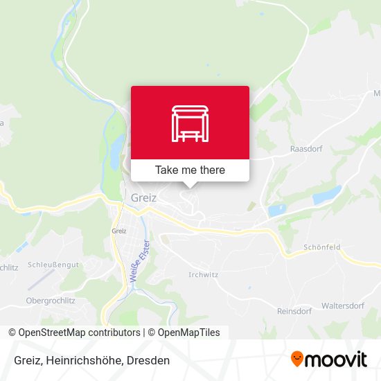 Карта Greiz, Heinrichshöhe