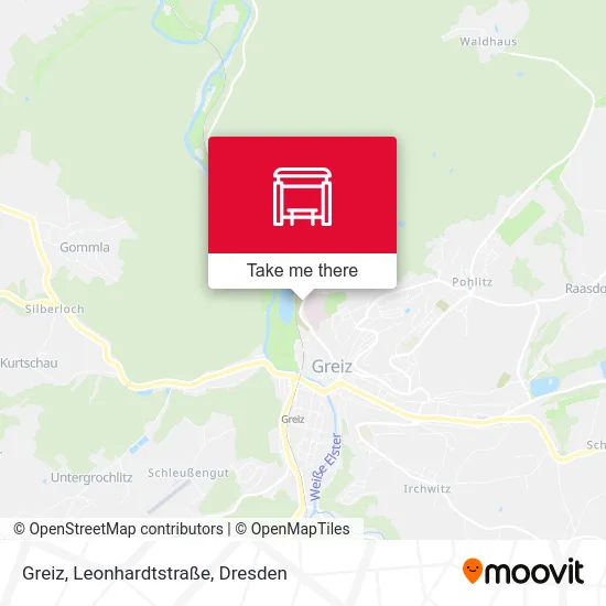 Карта Greiz, Leonhardtstraße