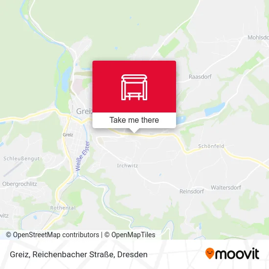 Карта Greiz, Reichenbacher Straße