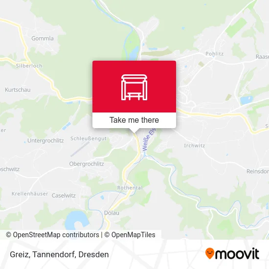 Карта Greiz, Tannendorf