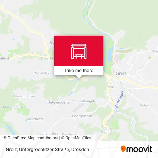 Карта Greiz, Untergrochlitzer Straße