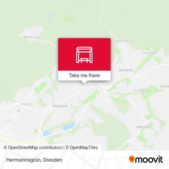 Карта Hermannsgrün
