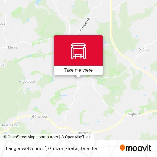 Карта Langenwetzendorf, Greizer Straße