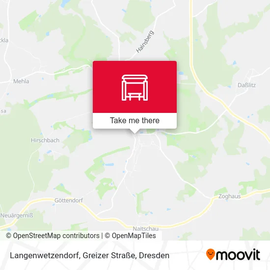 Карта Langenwetzendorf, Greizer Straße