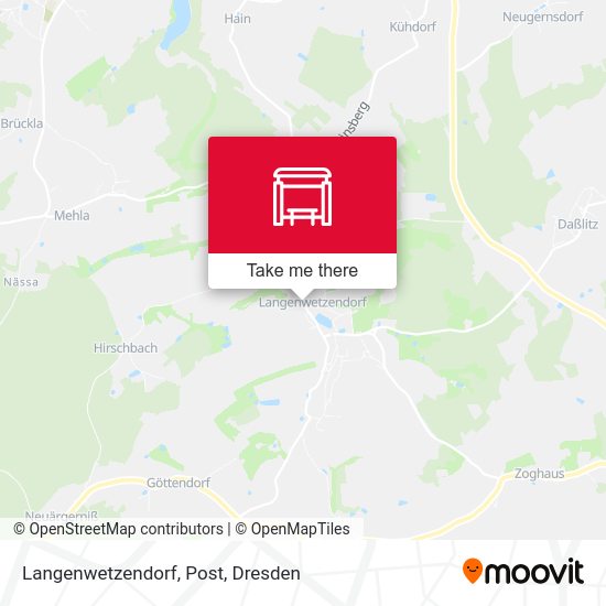 Карта Langenwetzendorf, Post