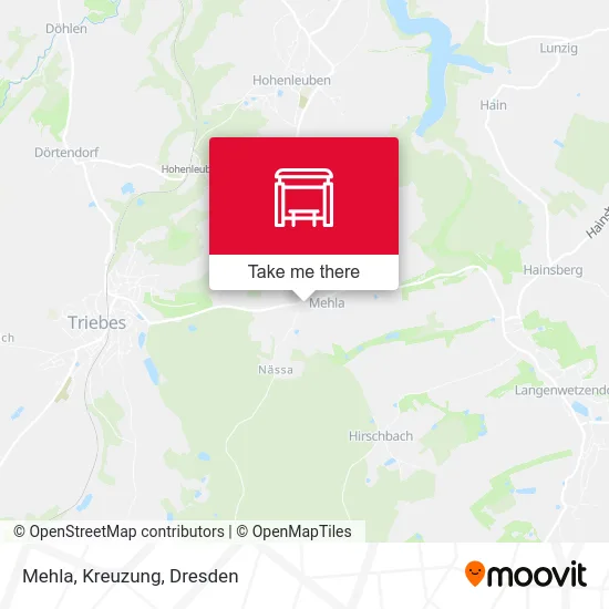 Карта Mehla, Kreuzung