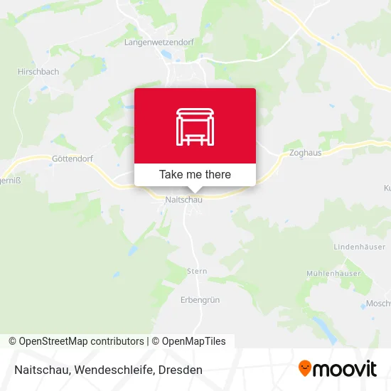 Карта Naitschau, Wendeschleife