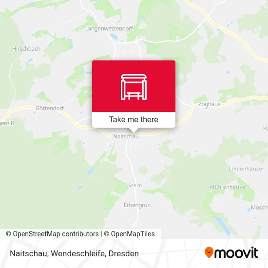 Карта Naitschau, Wendeschleife