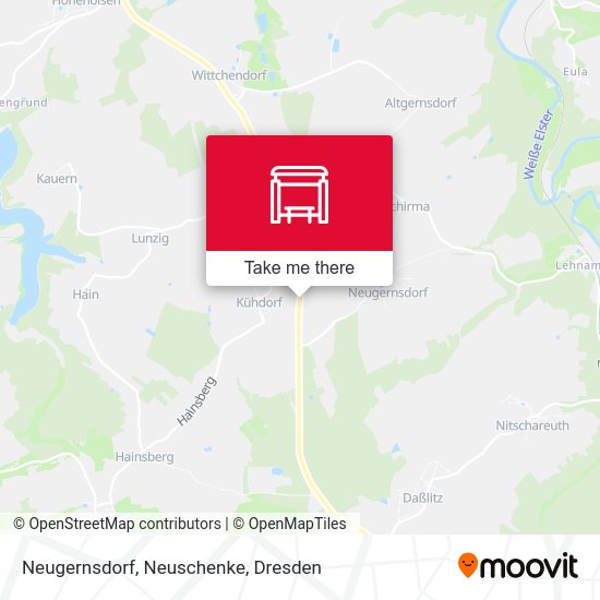 Карта Neugernsdorf, Neuschenke