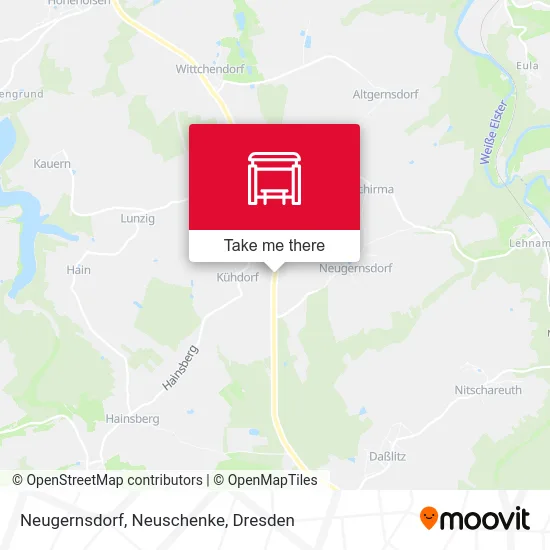 Карта Neugernsdorf, Neuschenke