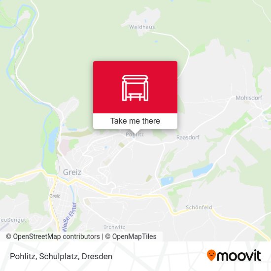 Карта Pohlitz, Schulplatz