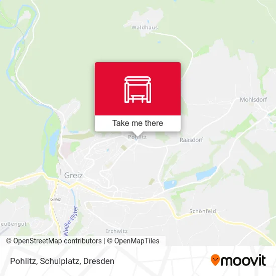 Карта Pohlitz, Schulplatz