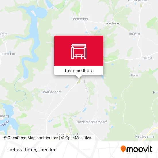 Карта Triebes, Trima