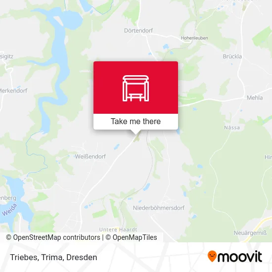 Карта Triebes, Trima