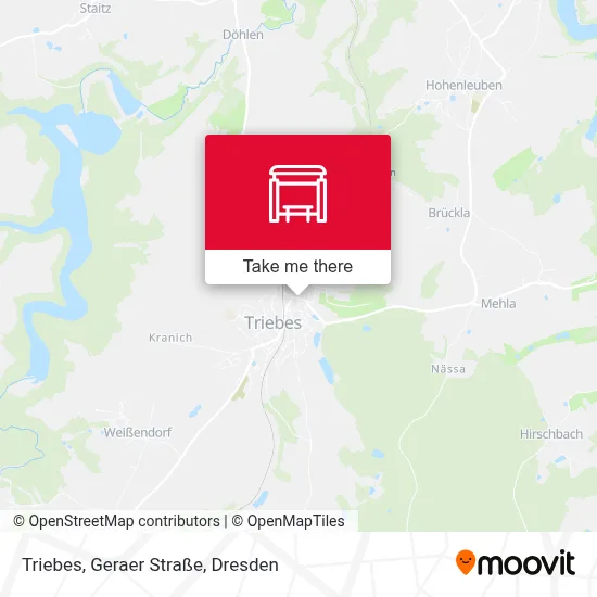 Triebes, Geraer Straße map