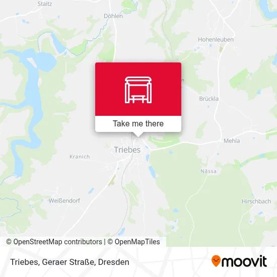 Triebes, Geraer Straße map