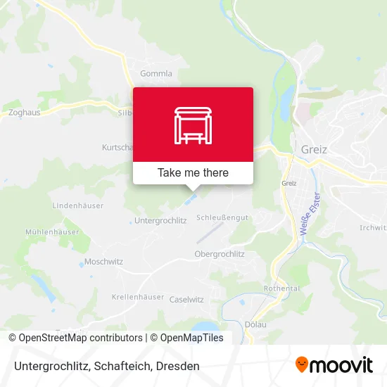 Карта Untergrochlitz, Schafteich