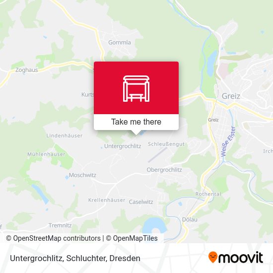 Карта Untergrochlitz, Schluchter