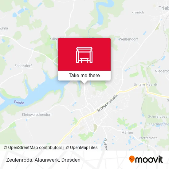 Карта Zeulenroda, Alaunwerk