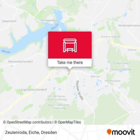 Карта Zeulenroda, Eiche