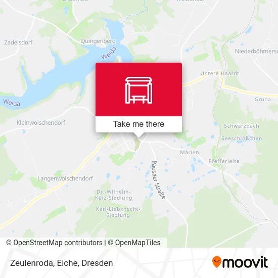Карта Zeulenroda, Eiche