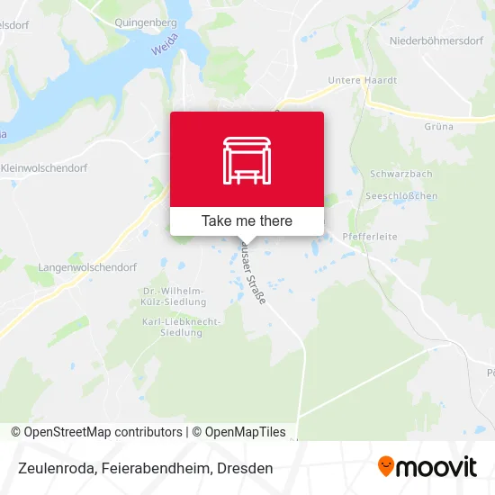 Карта Zeulenroda, Feierabendheim