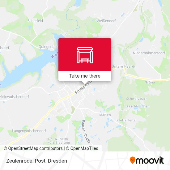 Zeulenroda, Post map