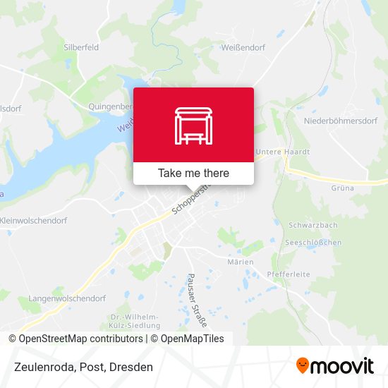 Карта Zeulenroda, Post