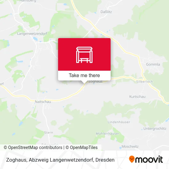 Карта Zoghaus, Abzweig Langenwetzendorf