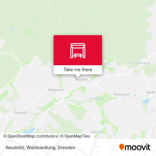 Карта Reudnitz, Waldsiedlung