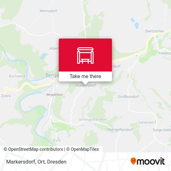 Карта Markersdorf, Ort