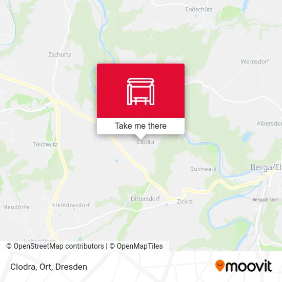 Карта Clodra, Ort