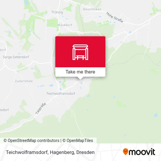 Карта Teichwolframsdorf, Hagenberg