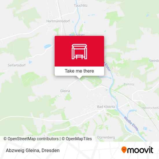 Карта Abzweig Gleina