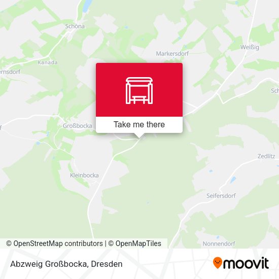 Карта Abzweig Großbocka