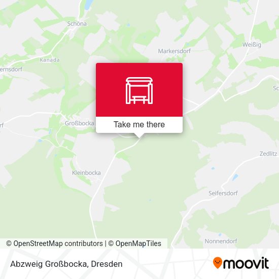 Карта Abzweig Großbocka