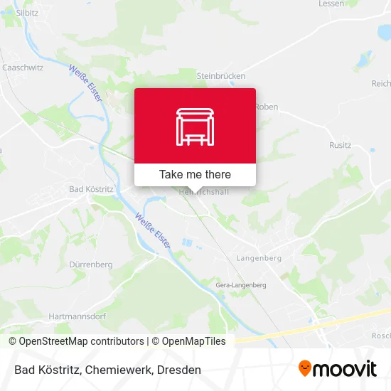 Карта Bad Köstritz, Chemiewerk