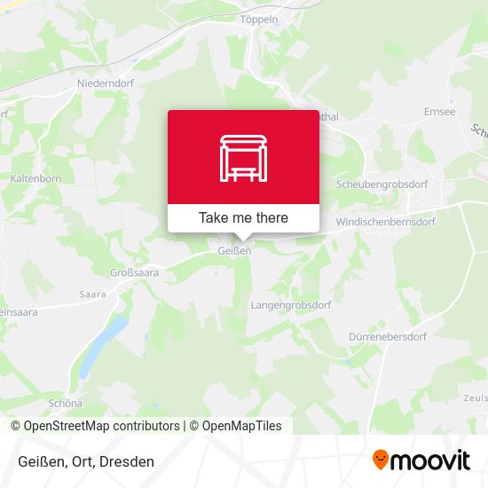 Карта Geißen, Ort