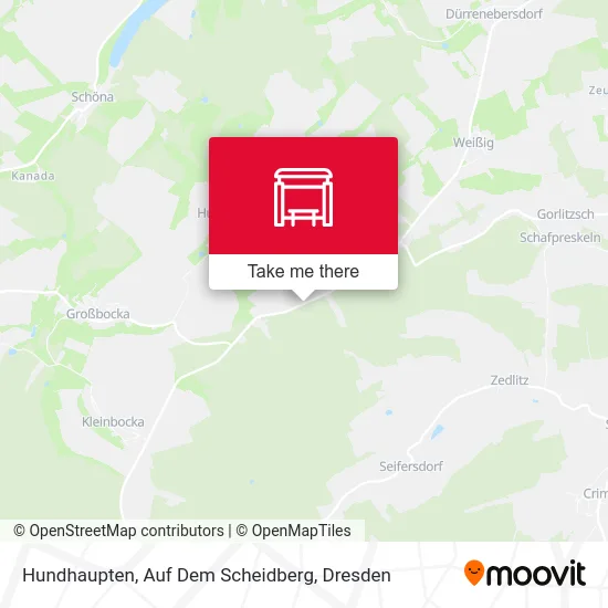 Карта Hundhaupten, Auf Dem Scheidberg